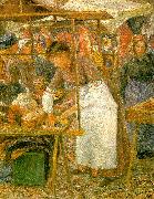 Camille Pissaro The Pork Butcher oil painting artist